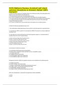 P370 Midterm Review &lpar;Cutshall self check quizzes&rpar; Questions & Answers Rated 100&percnt; Correct&excl;&excl;