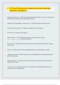 CT STATE PROTOCOLS EXAM REVIEW QUESTIONS AND  ANSWERS&comma; GRADED A&plus;&vert; latest update 2024&sol;25&vert;