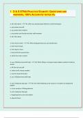 D & S STNA PRACTICE EXAM &num;1&sol; QUESTIONS AND  ANSWERS&comma; 100&percnt; ACCURATE&sol; RATED A&plus;&vert; latest update 2024&sol;25&vert;