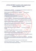 Fundamentals of Chemotherapy Immunotherapy Administration with complete solution&lpar;2023-2024&rpar; 