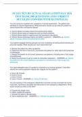 NCLEX NGN RN ACTUAL EXAM LATEST MAY 2024 TEST BANK 200 QUESTIONS AND CORRECT DETAILED ANSWERS WITH RATIONALES