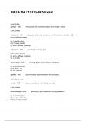 JMU HTH 210 Ch 4&5 Exam  Questions And Answers