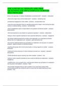 AMCA PHYSICAL THERAPY AIDE PREP &colon;QUESTIONS AND 100&percnt;COMPLETE VERIFIED  SOLUTIONS 2023