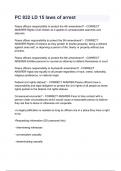 PC 832 LD 15 laws of arrest