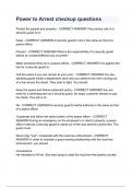 Power to Arrest checkup questions &lpar;1&rpar;