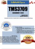 TMS3709 Assignment 2 (COMPLETE ANSWERS) 2024 (591251) - DUE 15 May 2024