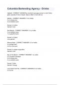 Columbia Bartending Agency - Drinks.