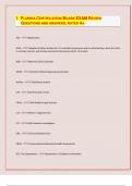 FLORIDA CERTIFICATION BOARD EXAM REVIEW  QUESTIONS AND ANSWERS&comma; RATED A&plus;&vert; latest update 2024&sol;25&vert;