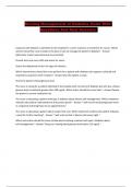 Nursing Management of Diabetes Exam With Questions And Real Answers 