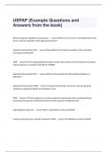 USPAP (Example Questions and Answers from the book)