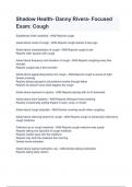 Shadow Health- Danny Rivera- Focused Exam