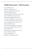 CHEM 210 lab exam 1  100&percnt; Accurate&period;