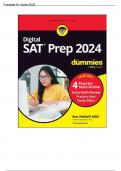Complete A+ Solution Guide: Digital SAT® Prep 2024 For Dummies® with Online Practice.