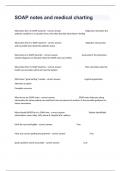 SOAP notes and medical charting Exam Quest And Verified Actual Answers 100&percnt; Guaranteed Success2024&period;