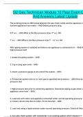 G2 Gas Technician Module 10 Real Exam Questions And Answers Latest Update