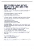 SOLVED PROBLEMS KAPLAN DIAGNOSTIC A FOR QUESTION AND ANSWERS