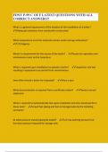 FDNY P-99 C OF F LATEST QUESTIONS WITH ALL CORRECT ANSWERS&excl;&excl;