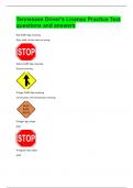 Tennessee Driver's License Practice Test questions and answers&period;