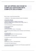 CEE 424 SPRING 2024 EXAM V4 COMPILED QUESTIONS WITH COMPLETE SOLUTIONS!!