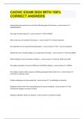 CAOHC EXAM 2024 WITH 100&percnt; CORRECT ANSWERS