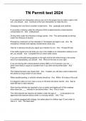 TN Permit test 2024