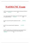NASM-CNC Exam