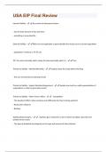 USA EIP Final Review latest questions and answers all are correct 2024 graded A+