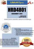 HRD4801 Assignment 1 (COMPLETE ANSWERS) 2024 (716310) - DUE 15 May 2024