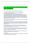 CPL AIR LAW CAAP EXAM QUESTIONS AND ANSWERS 2024 / GRADED A