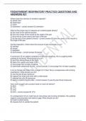 FISDAP-NREMT RESPIRATORY PRACTICE QUESTIONS AND ANSWERS #21