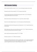 MD Hunter Safety 50 Test Review (Comprehension Questions)With Correct Answers