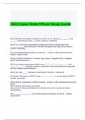 DECA Iowa State Officer Study Guide with complete solutions