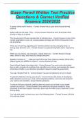 Guam Permit Written Test Practice Questions & Correct Verified Answers 2024&sol;2025