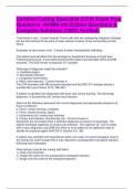 Certified Coding Specialist &lpar;CCS&rpar; Exam Prep Questions -AHIMA 6th Edition Questions & Complete Solutions &lpar;100&percnt; Verified&rpar; 