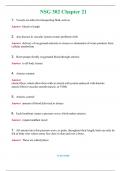 NSG 302 Chapter 21  Actual Exam 2024 Q & A  &lpar;Graded A&plus; &rpar; 