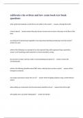 california rda written and law exam book test bank questions