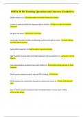 OSHA 30 Hr Training Questions and Answers Graded A&plus;