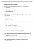 STNA Practice Test Questions