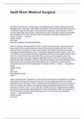 Swift River Medical Surgical Questions and Answers 100&percnt; Accurate