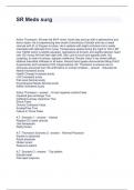 SR Meds surg Questions and Answers 100&percnt; Solved