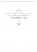 FAC1501 ASSIGNMENT 5 SEMESTER 1 2024