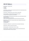 NR 507 Midterm