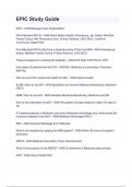 EPIC Study Guide
