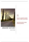 OCR 2023 GCSE (9-1) ANCIENT HISTORY J198/01: GREECE AND PERSIA QUESTION PAPER & MARK SCHEME (MERGED)