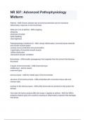 NR 507&lowbar; Advanced Pathophysiology Midterm