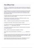 Fire Officer final