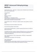 NR507 Advanced Pathophysiology MidTerm
