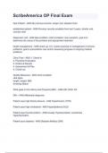 ScribeAmerica OP Final Exam