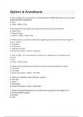 Optime & Anesthesia