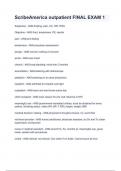 ScribeAmerica outpatient FINAL EXAM